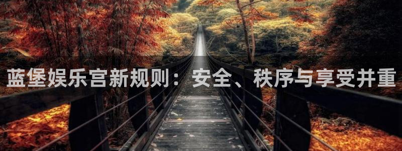 星欧娱乐：蓝堡娱乐宫新规则：安全、秩序与享受并重